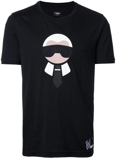 fendi karl lagerfeld t shirt|Karl Lagerfeld Fendi collection.